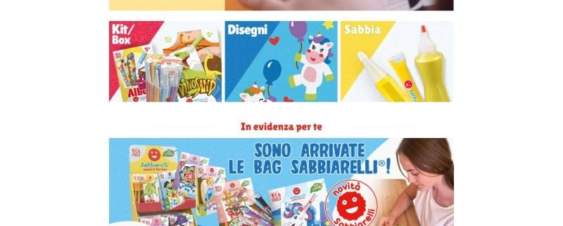 Sabbiarelli - homepage